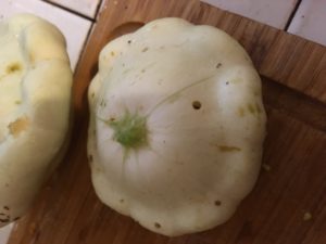squash with holes