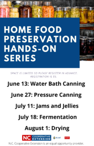 Cover photo for Summer Home Food Preservation Series