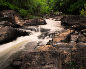 Woods Mill Bend on the Rocky River.