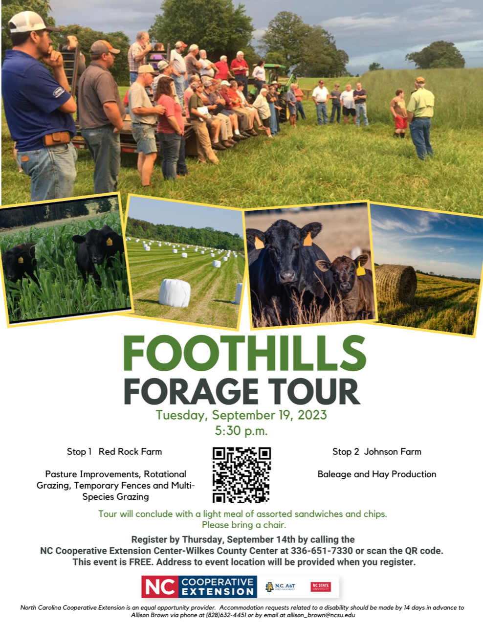 Foothills Forage Tour