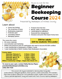 2024 beekeeping courses