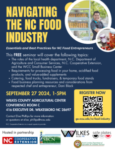 Cover photo for Navigating the NC Food Industry Seminar